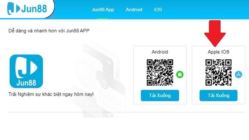 Hướng dẫn tải app Jun88 2 Hướng dẫn tải app Jun88 trên IOS, Android