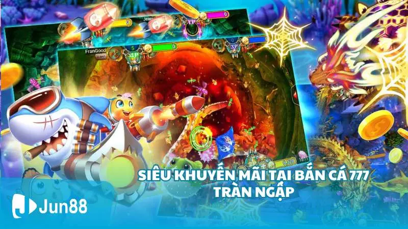 Bắn cá 777 - Cổng game ăn khách mọi thời đại 3 Siêu khuyến mãi tại Bắn Cá 777 tràn ngập