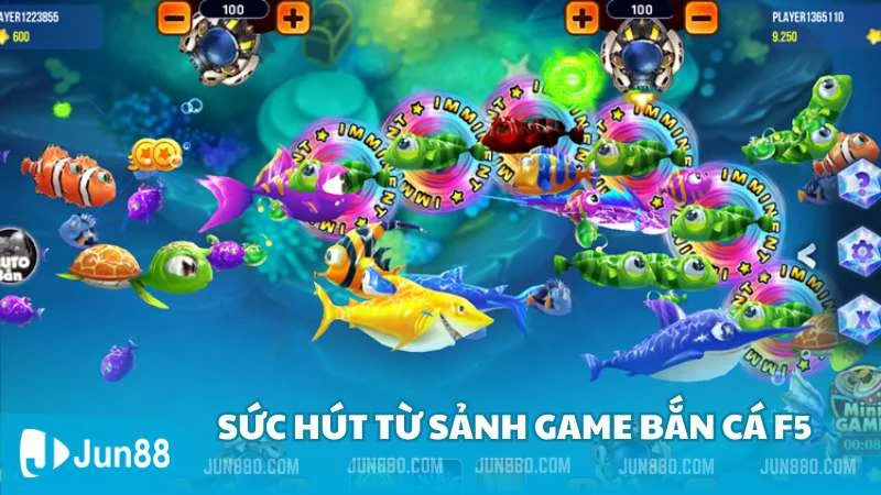 Khám phá thiên đường bắn cá f5 cực đỉnh cùng Jun88 3 Sức hút đến từ cổng game bắn cá f5