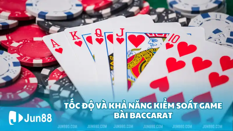 So sánh game bài Baccarat online và truyền thống khác nhau như thế nào? 3 Tốc độ và khả năng kiểm soát game bài Baccarat