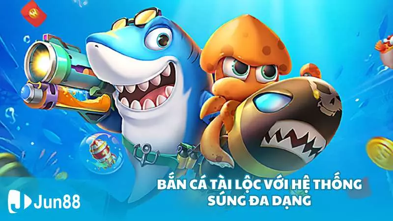 Top 5 game bắn cá ăn tiền thật không nên bỏ lỡ 3 Bắn cá Tài Lộc với hệ thống súng đa dạng